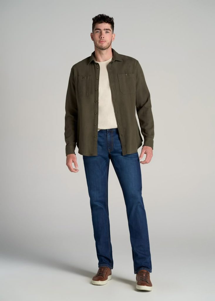 Earthy Tones for the Perfect Blue Jeans Look