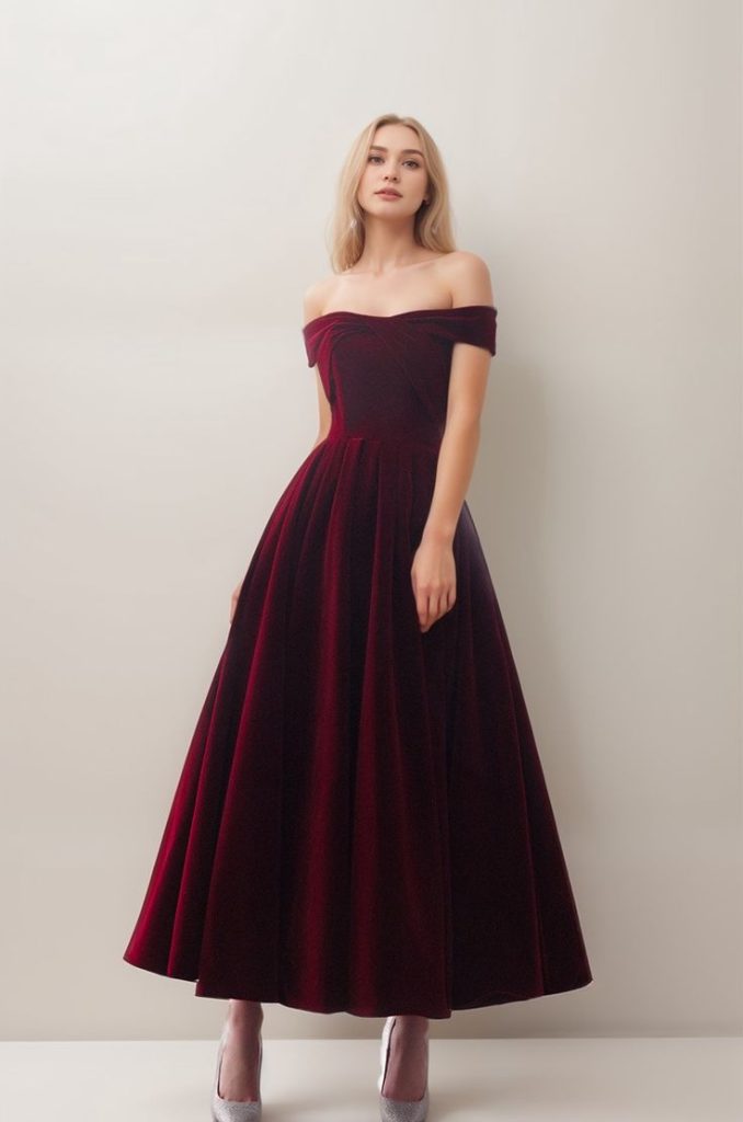 Effortless Elegance: Off-the-Shoulder Gowns