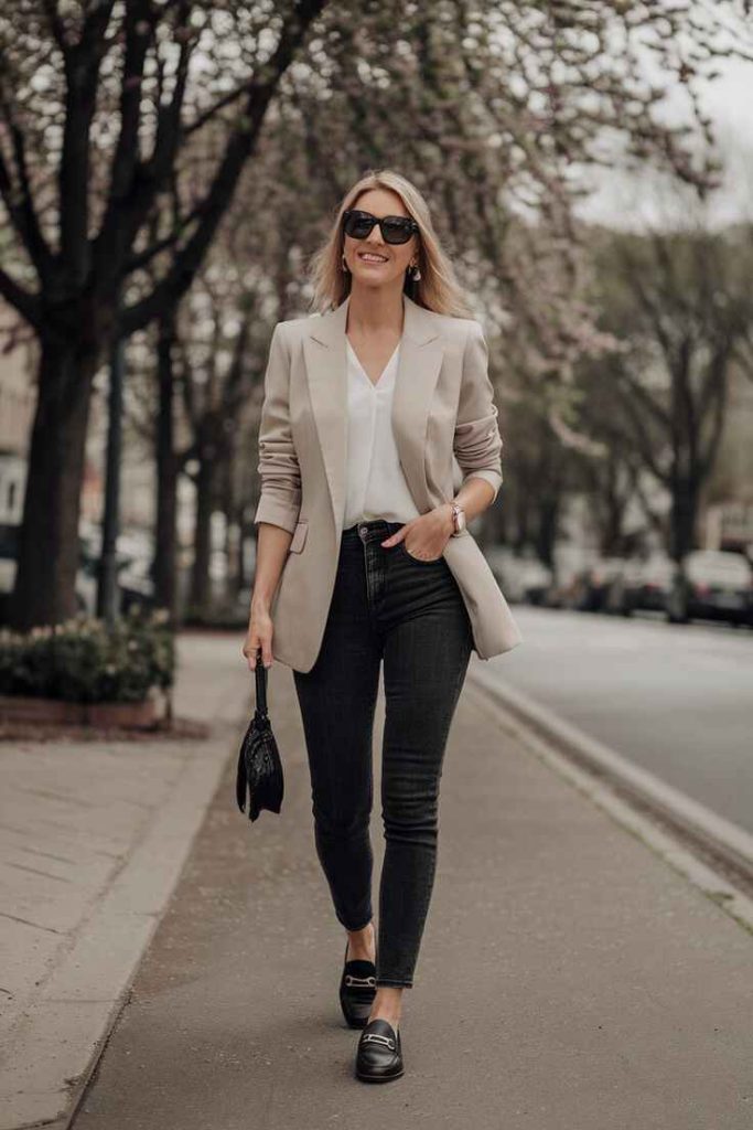  Smart-Casual Vibes with a Blazer and Dress Shoes
